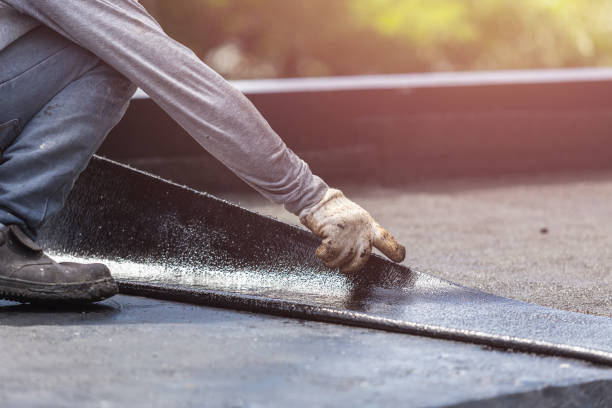 Professional Exterior Waterproofing technician working in Lawrenceville, NJ